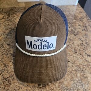 Modelo Cerveza Corduroy Patch Rope Snaback Hat Adjustable